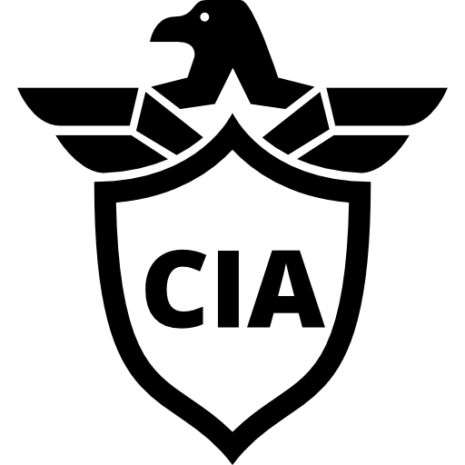 CIA shield symbol with an eagle